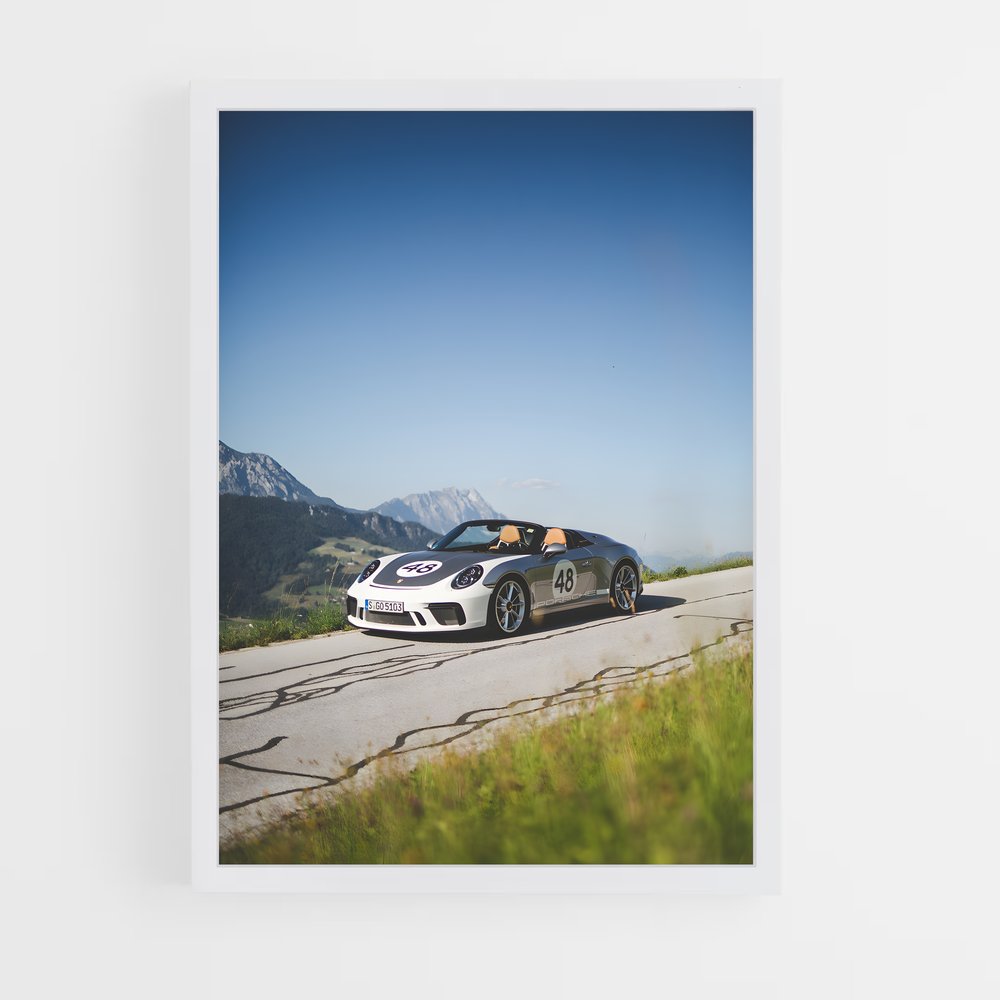 Poster Route 911 – affiche Porsche (vue 3)